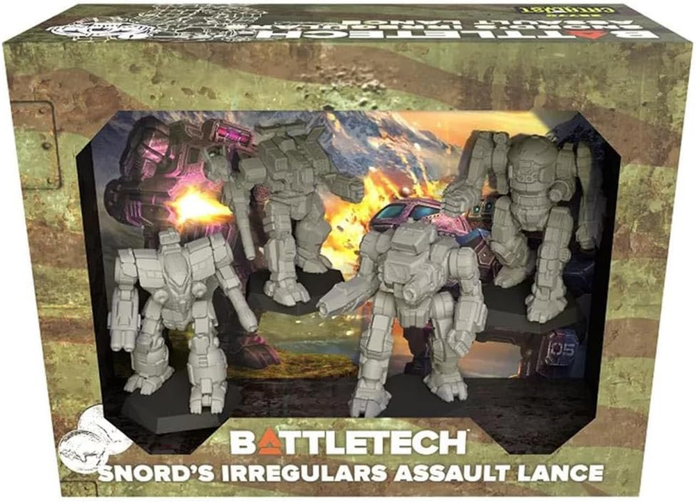 Battletech Snord'S Irregulars Assault Lance by , Roleplaying Game