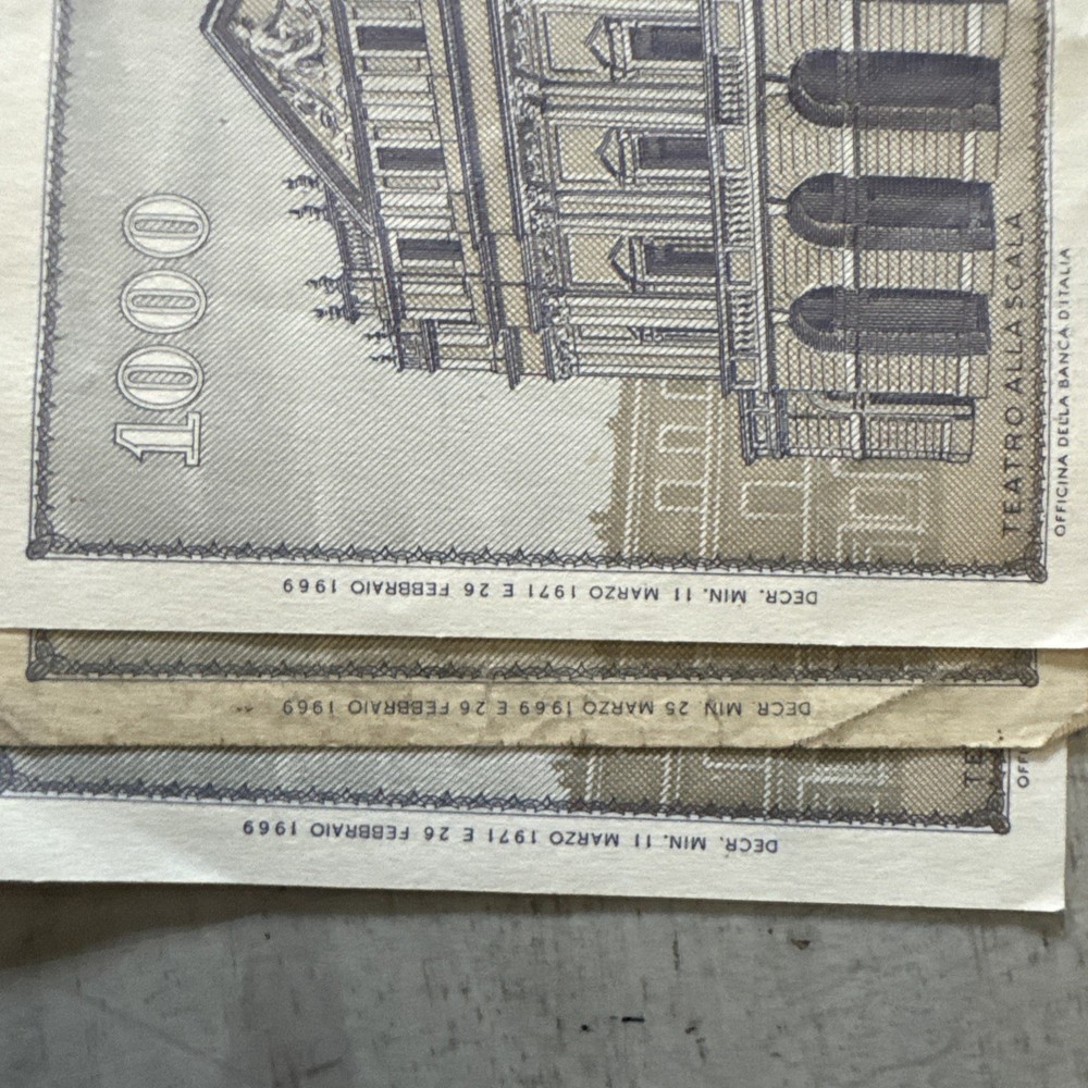 Italy 1000 Lire 1969