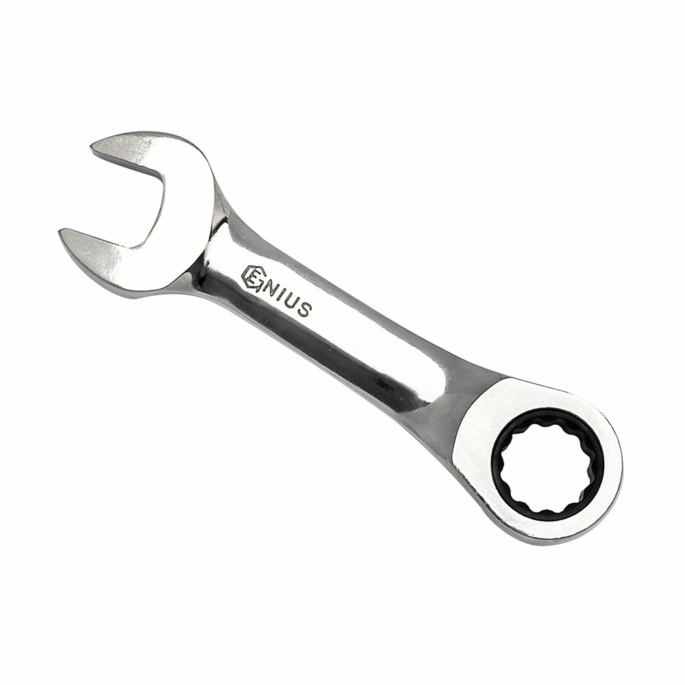Genius Tools 11/16" Stubby Combination Ratcheting Wrench - 770222