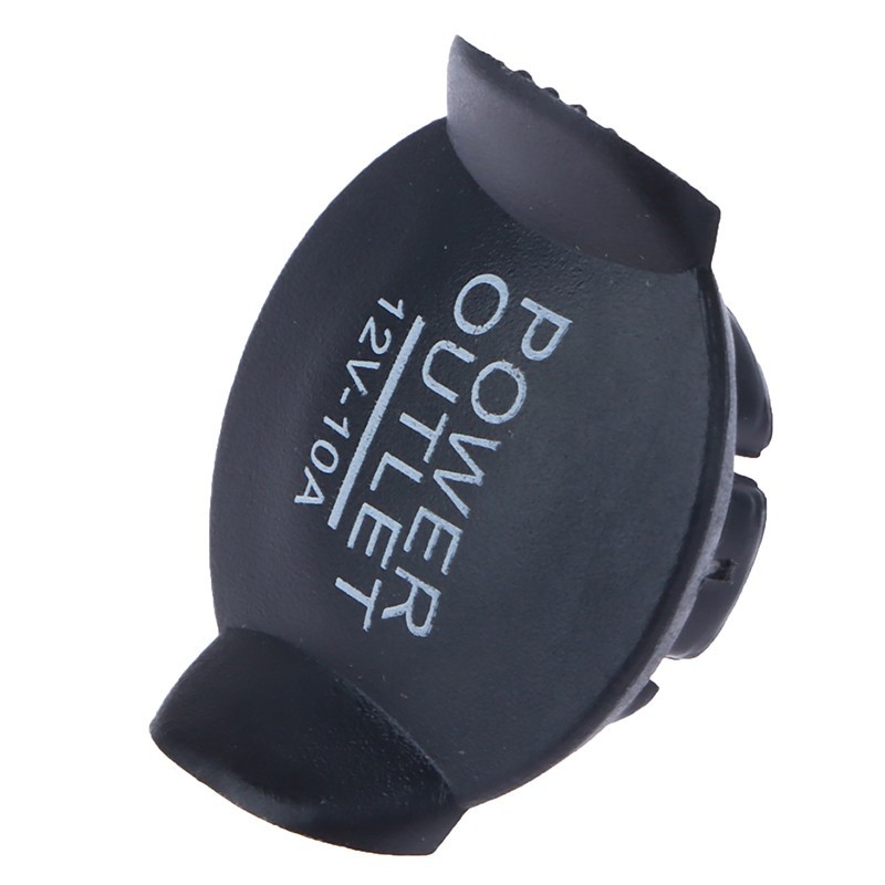 Universal 12V Auto Car Power Outlet Socket Plug Lighter Cigarette Cover Black