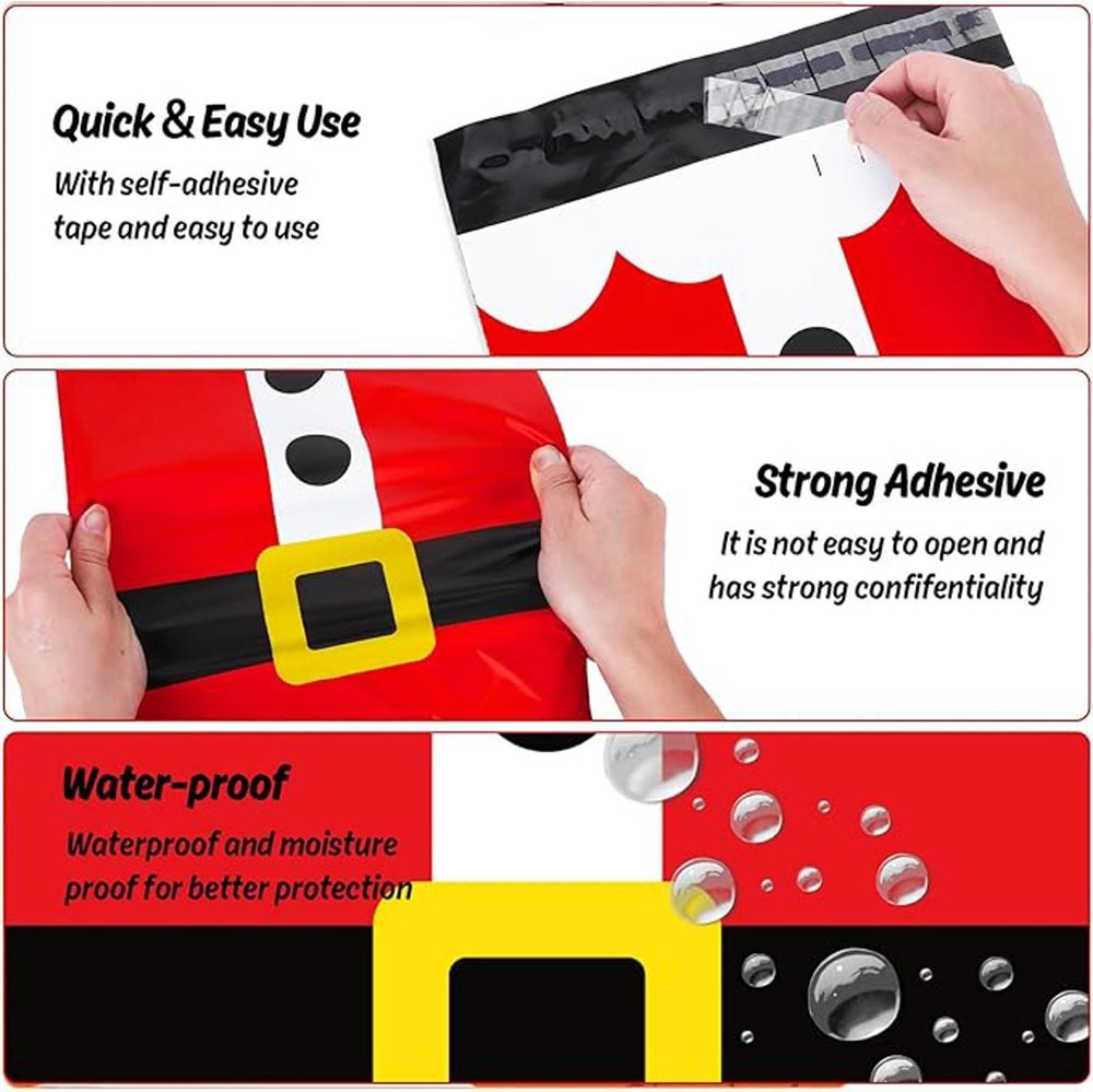 Polymailers 10"x13" (10) - Santa Suit