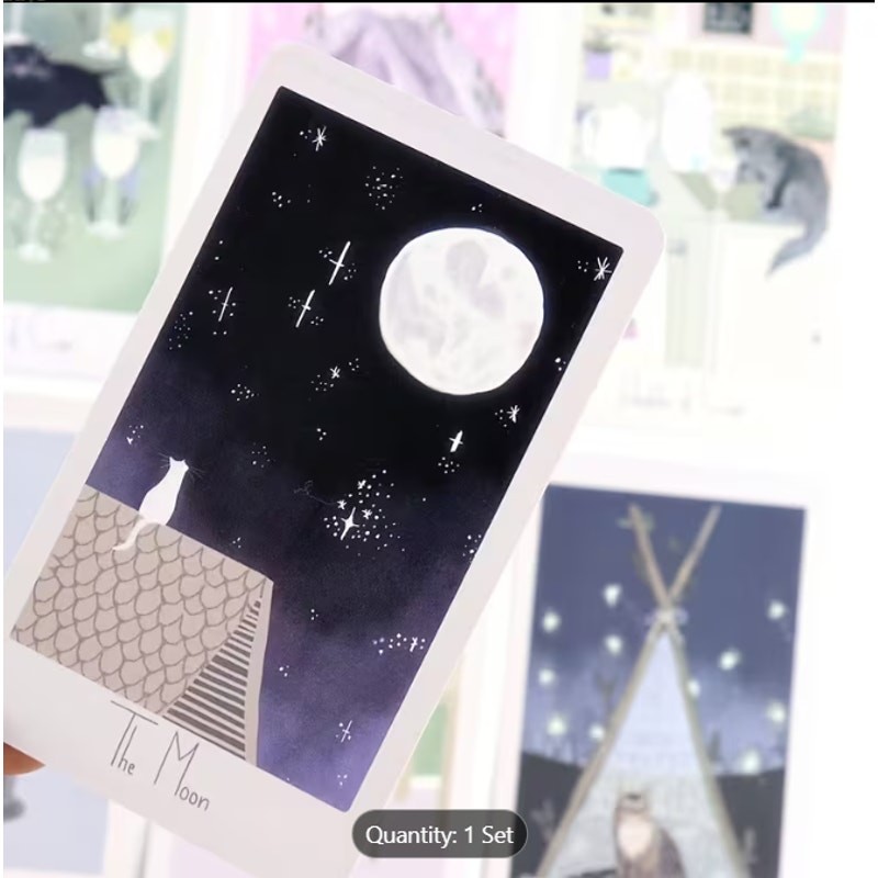 Considerate Cat Tarot Deck Volume II – 78 Illustrated Cards