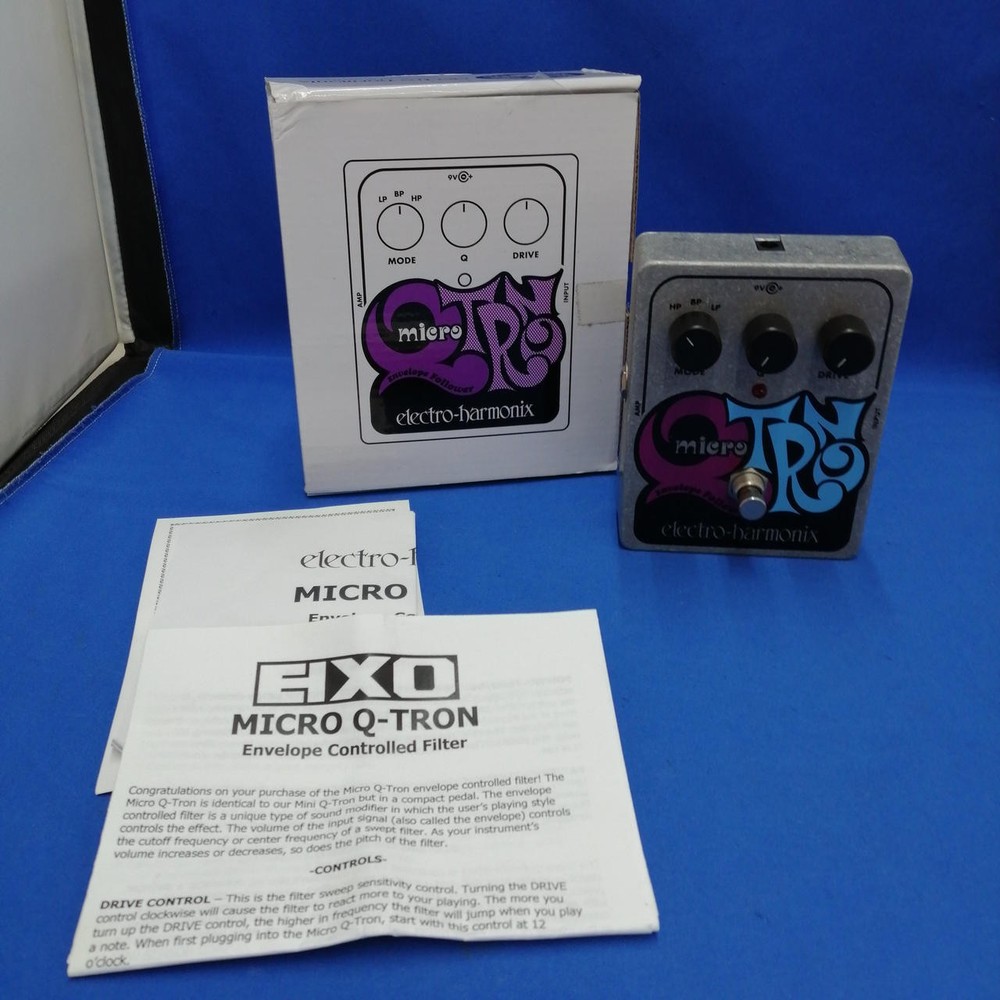 Electro-Harmonix Micro Q-Tron Envelope Filter Guitar Effect Pedal Used