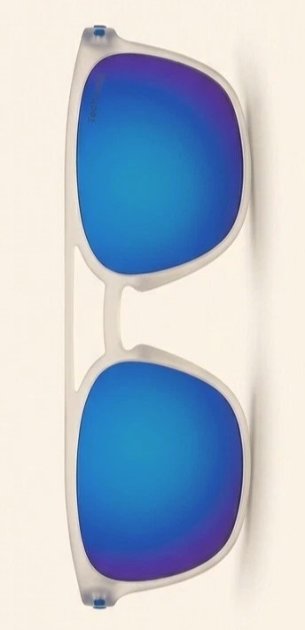 Technomarine Manta Ray TMEW006-08 Rectangular Translucent Frame Dark Blue Lens