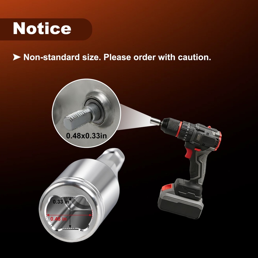 1pc Quality Interface Converter Electric Drills for Hand Crank Winch