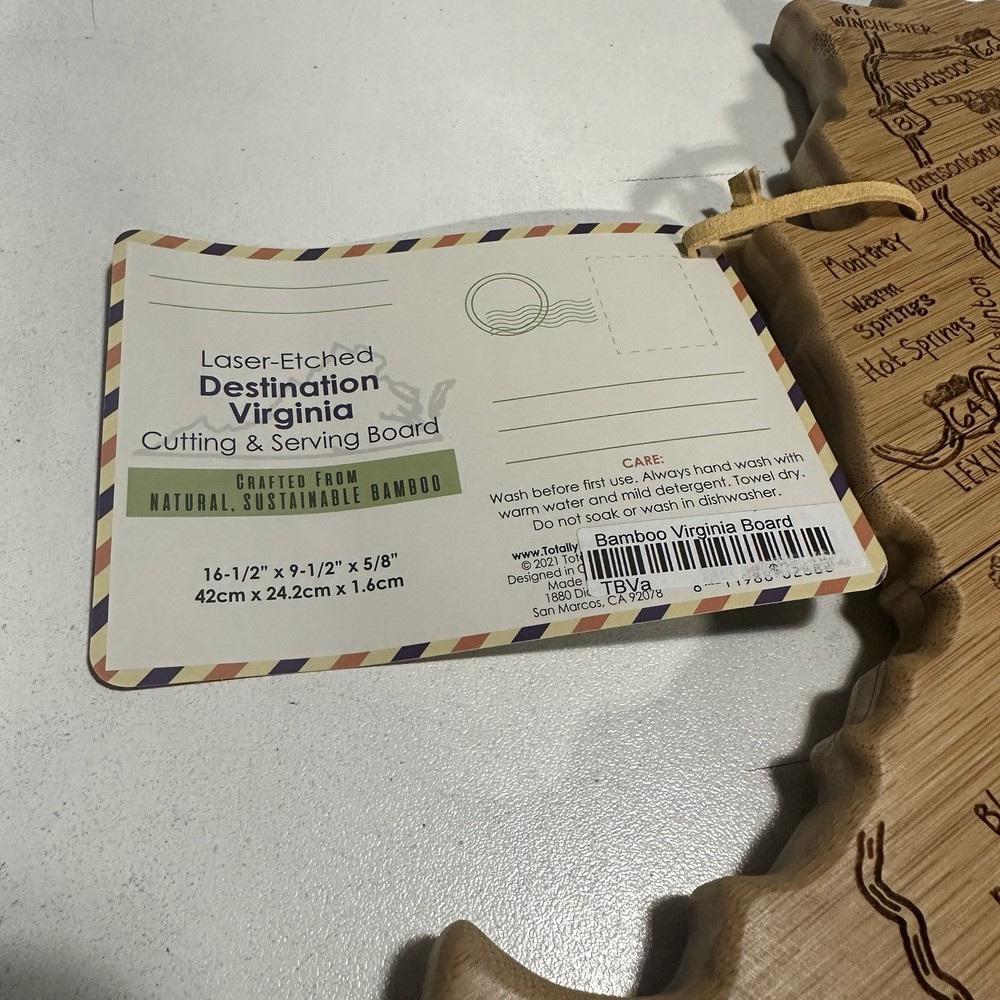 Virginia charcuterie board, Cutting And serving Board