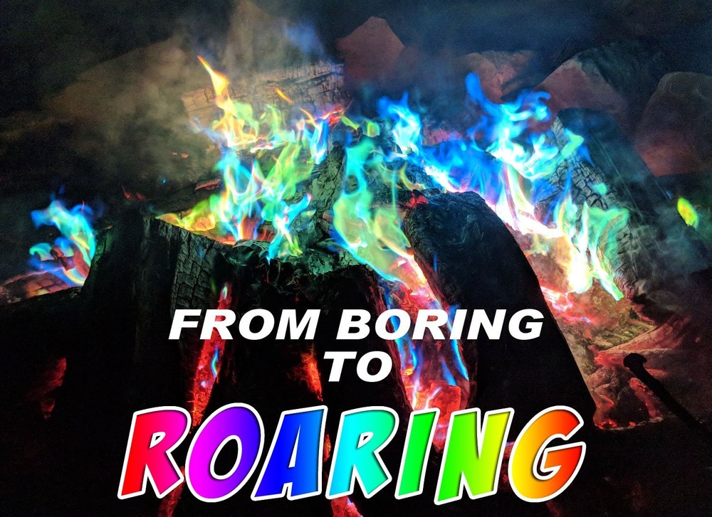Mystical Fire Merlin’s Color Changing Packets Pits Campfire Green