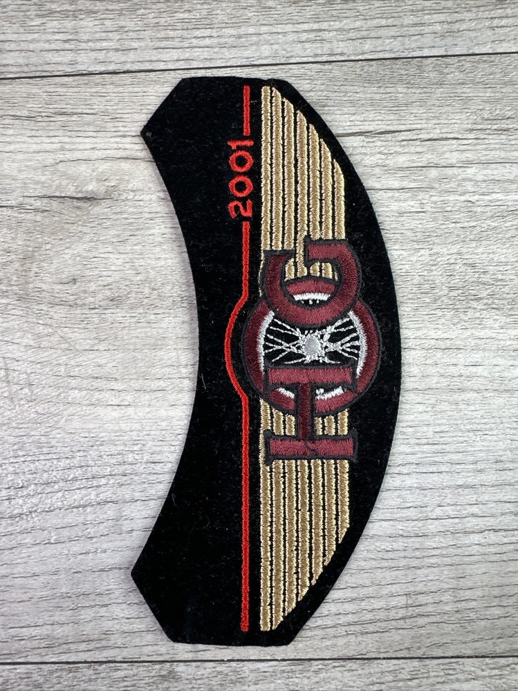 Harley Davidson HOG Vintage Embroidered Patch 2001 New