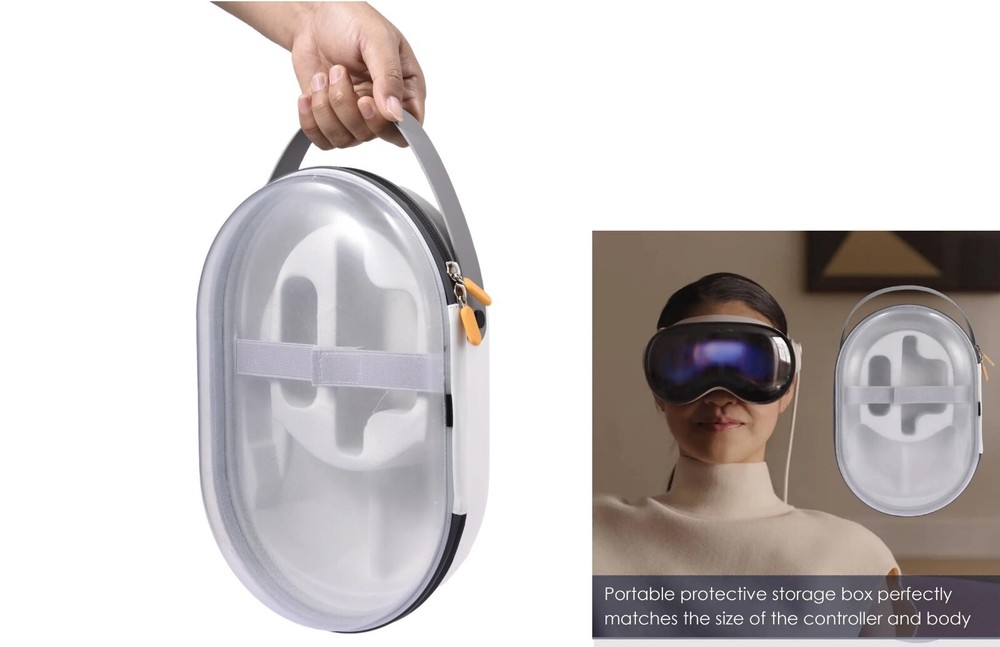 Suitable for Vision Pro Storage Bag With Transparent Outer Shell Dustproof