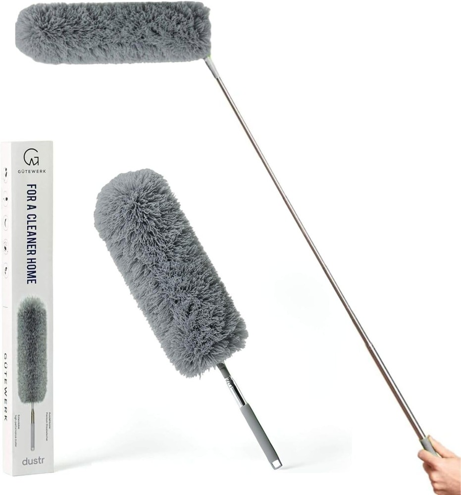 Extendable Feather Duster, Microfiber Duster, , Feather