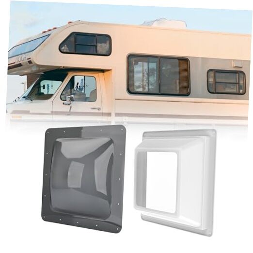 RV Skylight Bundle, 14"x14" Inner Dome with Skylight Replacement, SMOKE