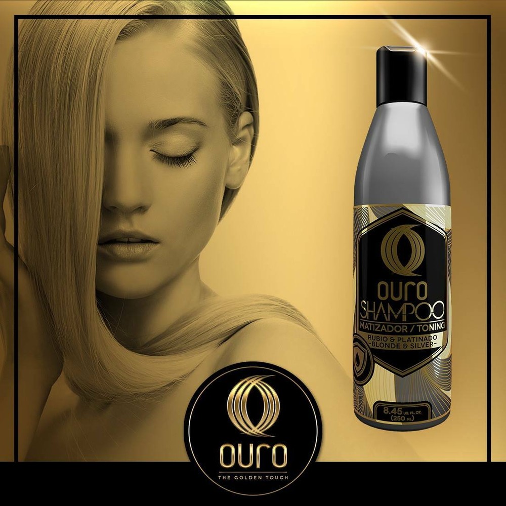 Shampoo Ouro matizador 8.45 oz