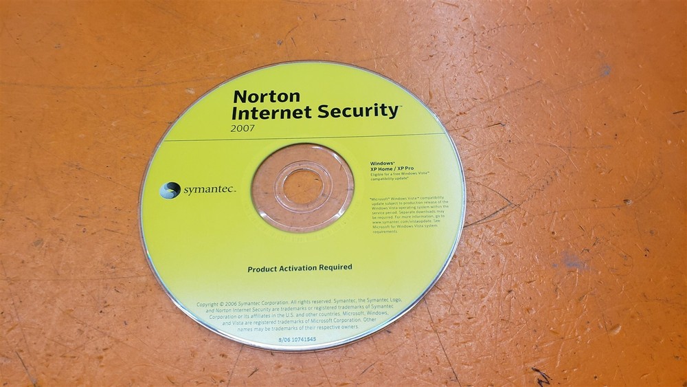 ⭐️⭐️⭐️⭐️⭐️ Symantec Norton Internet Security 2007