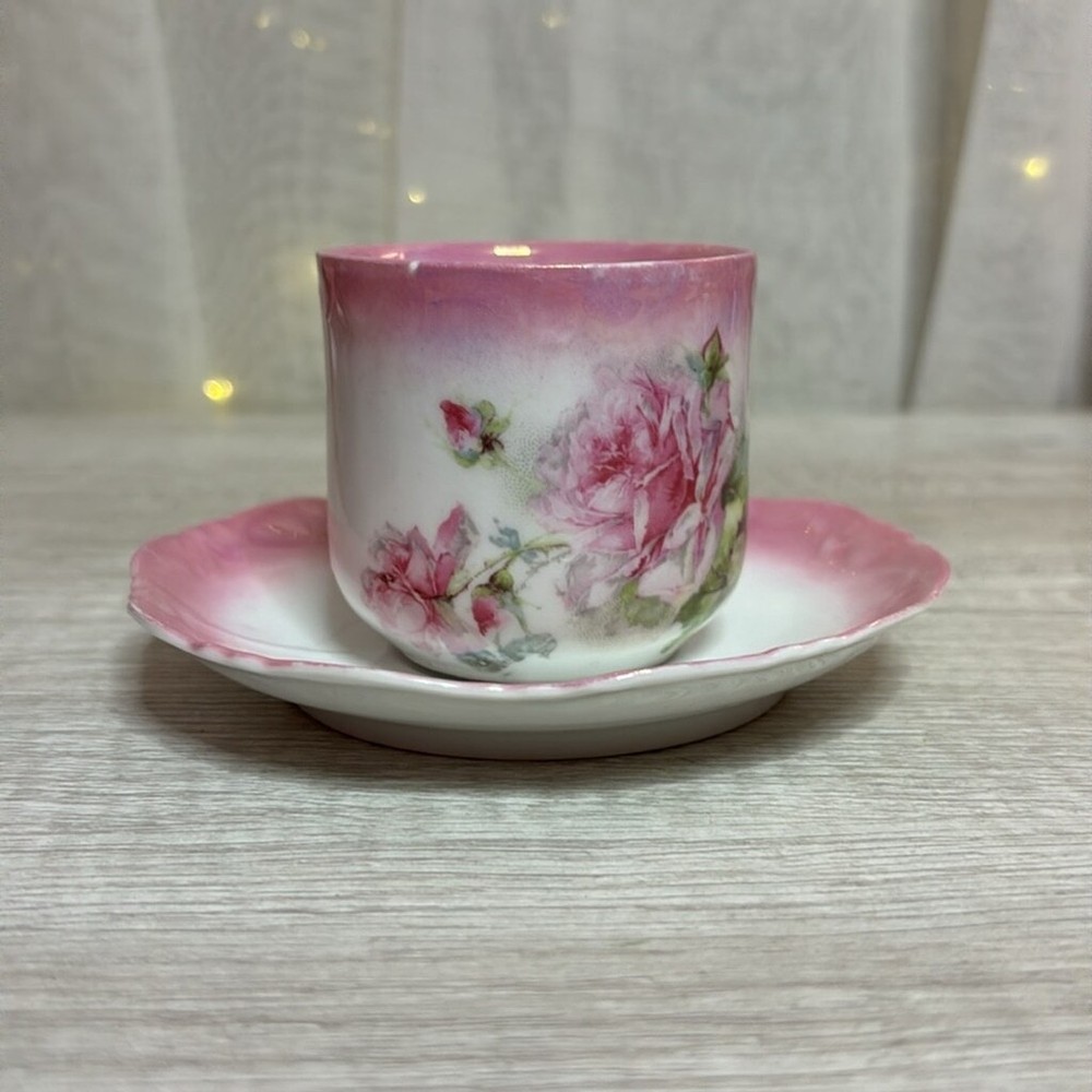 Rose Teacup & Saucer