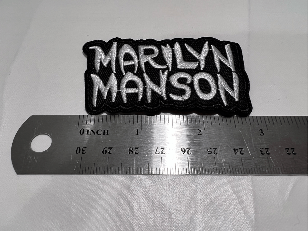 Marilyn Manson Band Iron on Patch