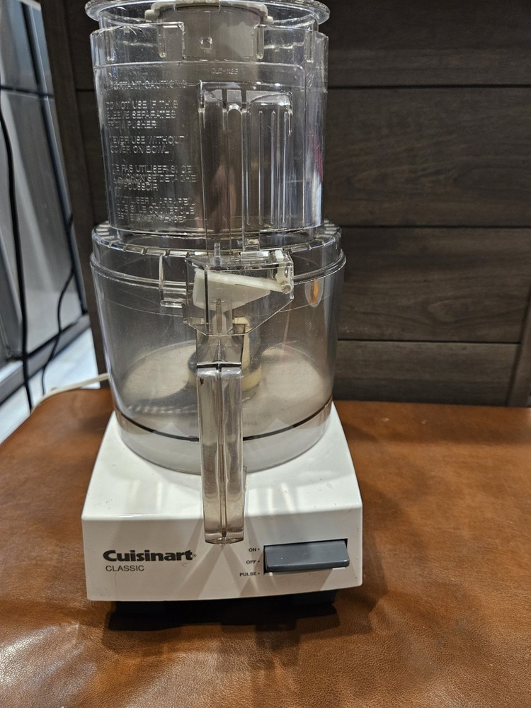 Cuisinart Pro Classic Food Processor DLC-10 Plus Tested Works