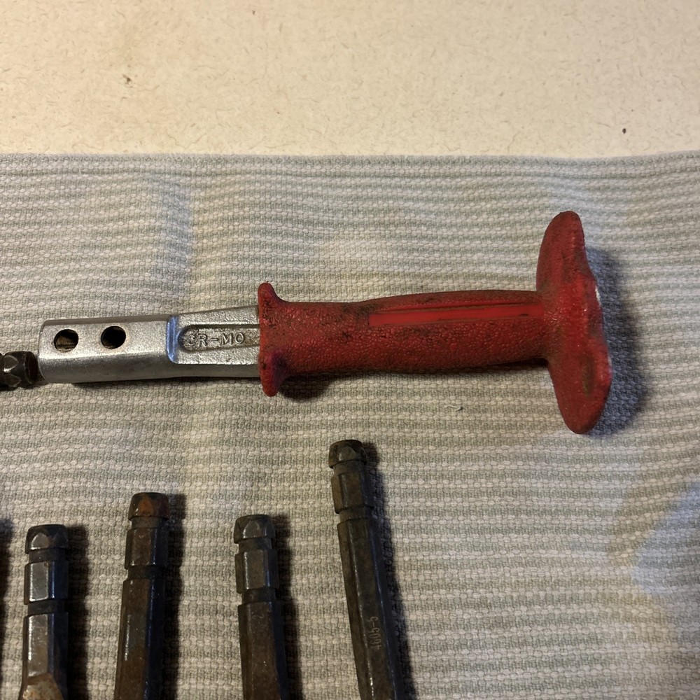 OTC 4605-01 11 Piece Interchangeable Quick Change Punch & Chisel Set