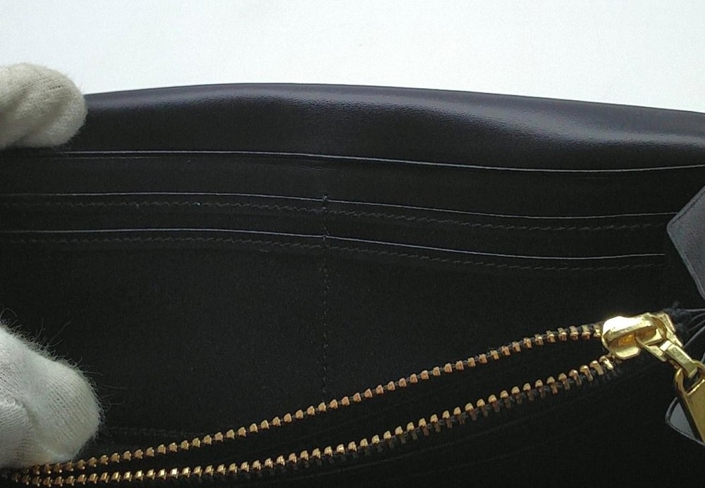 Blue Label Crestbridge Long Wallet Black