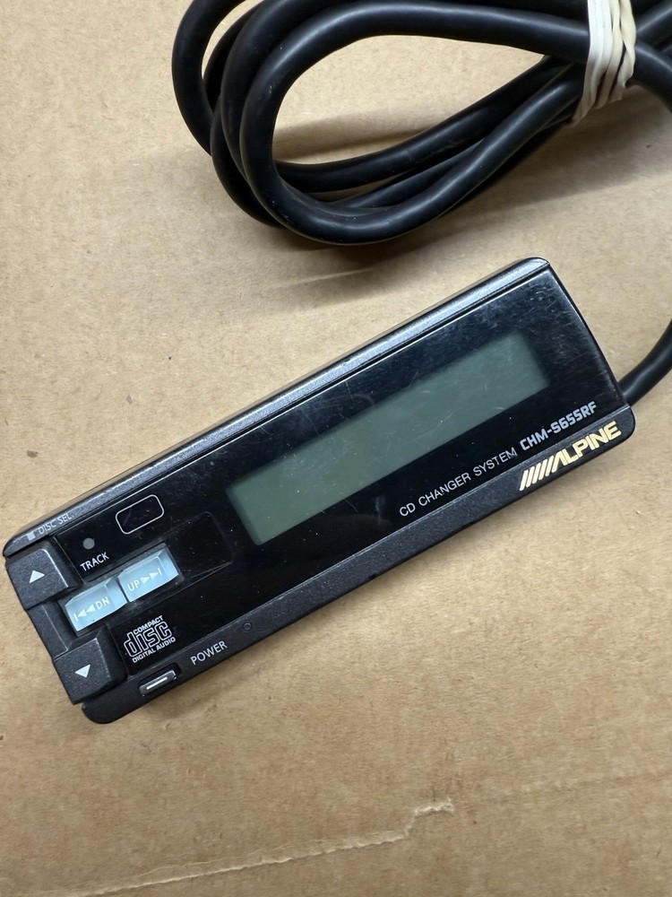 Alpine CHM-S655RF CD Changer Controller Faceplate Only - Used / Works Great
