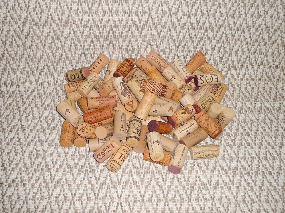 75 Used Wine Bottle CORKS for Art and Crafts Projects