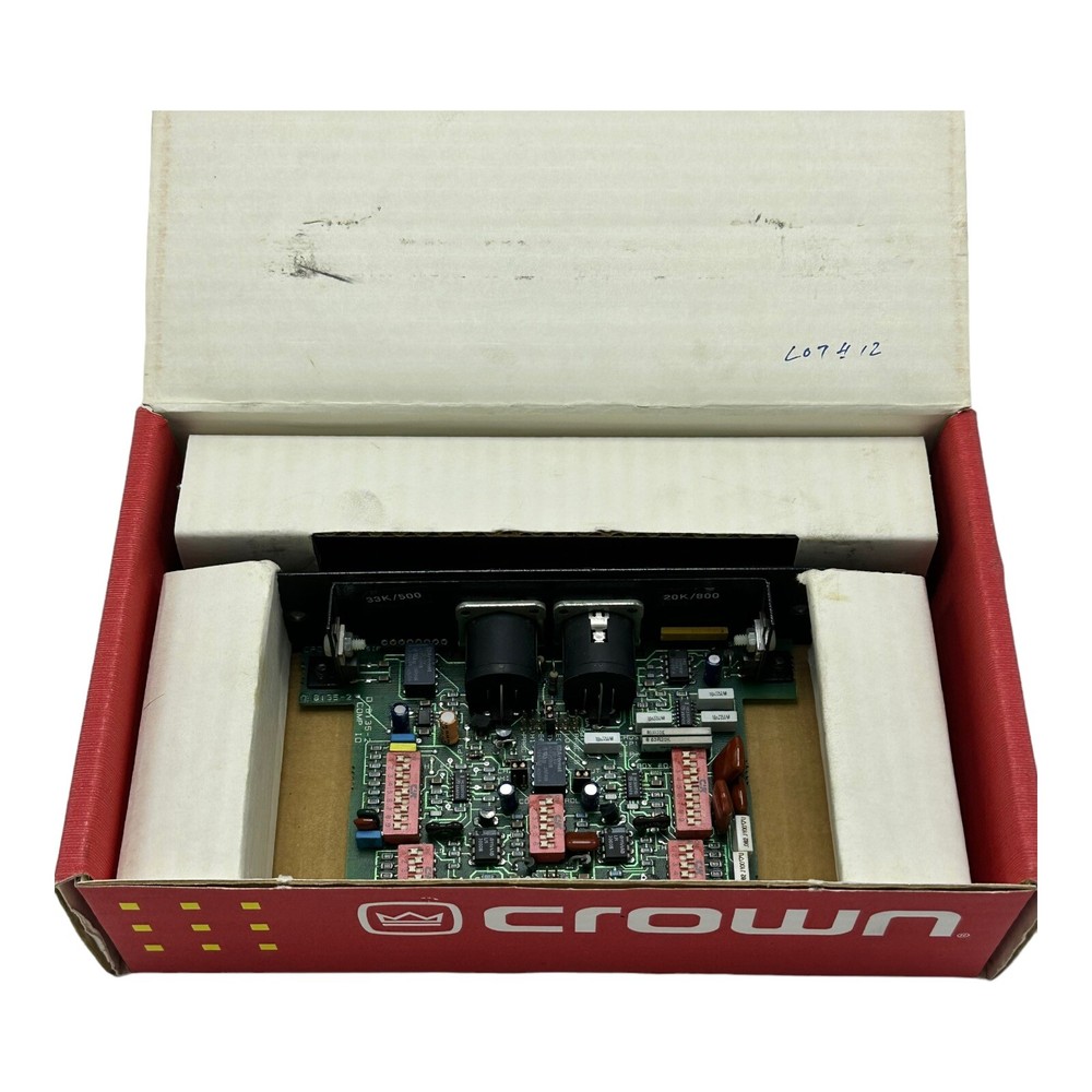 Crown PIP AMCb Input Card Programmable Crossover, Equilization & Compressor