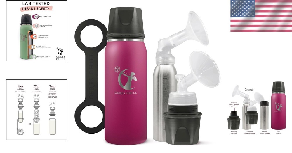 Portable Breast Milk Cooler & Warmer - Pump Compatible