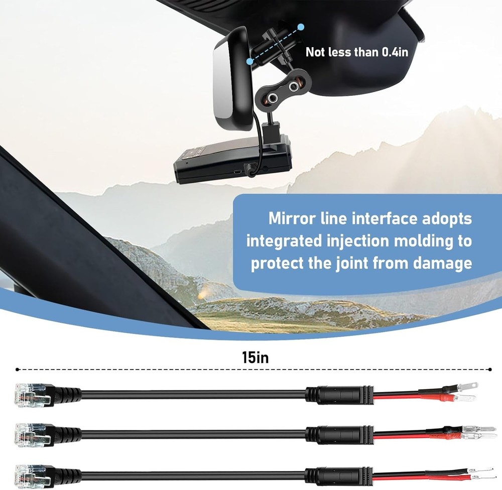 Hard Wire Power Cord for Radar Detectors