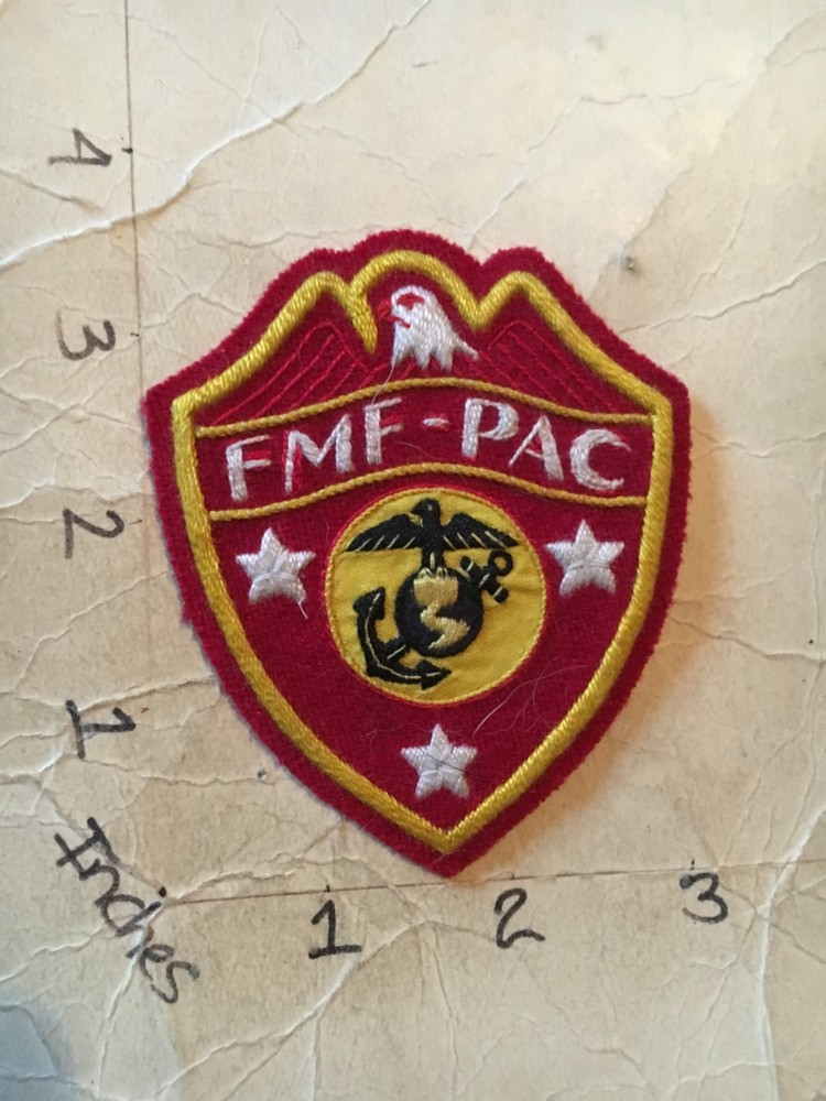 USMC US Marine Corps FMF - PAC unassigned (raised thread) patch 7/7/25