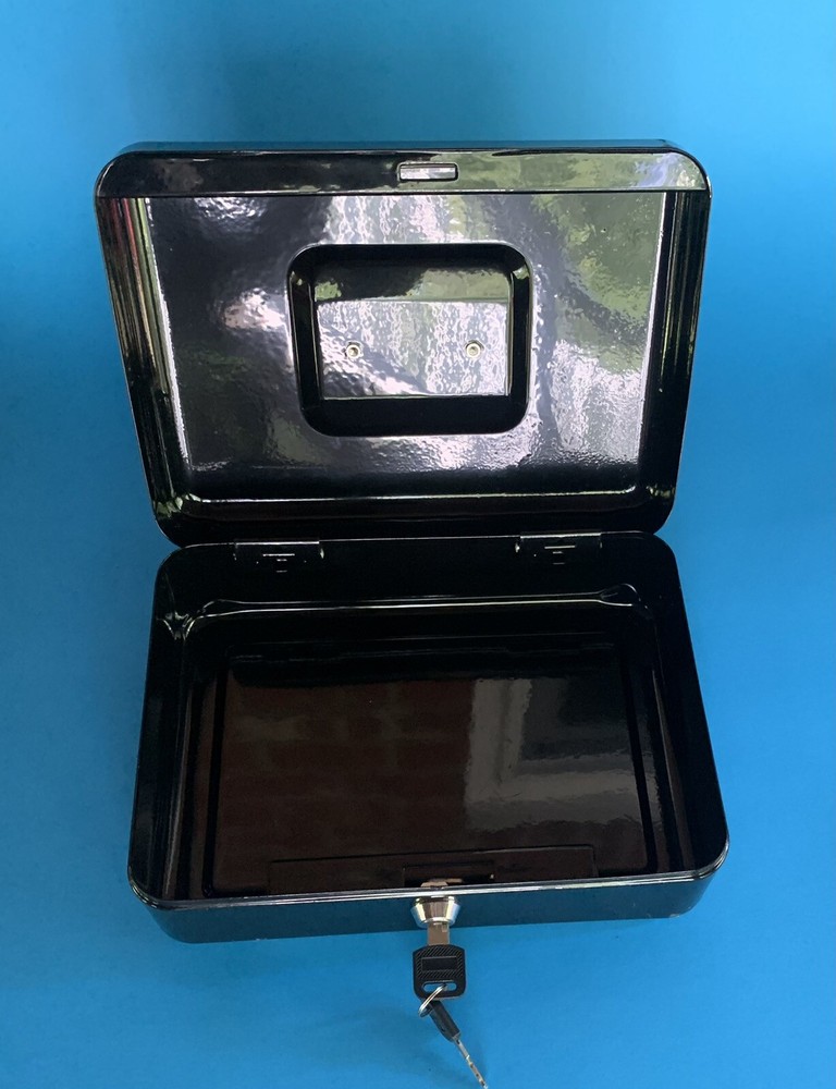 Metal LOCK BOX, Cash Safe/Storage With Two Keys