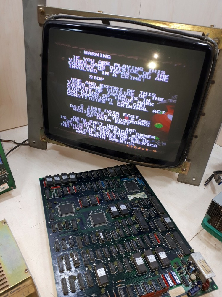 Cobra Command by Data East working JAMMA PCB
