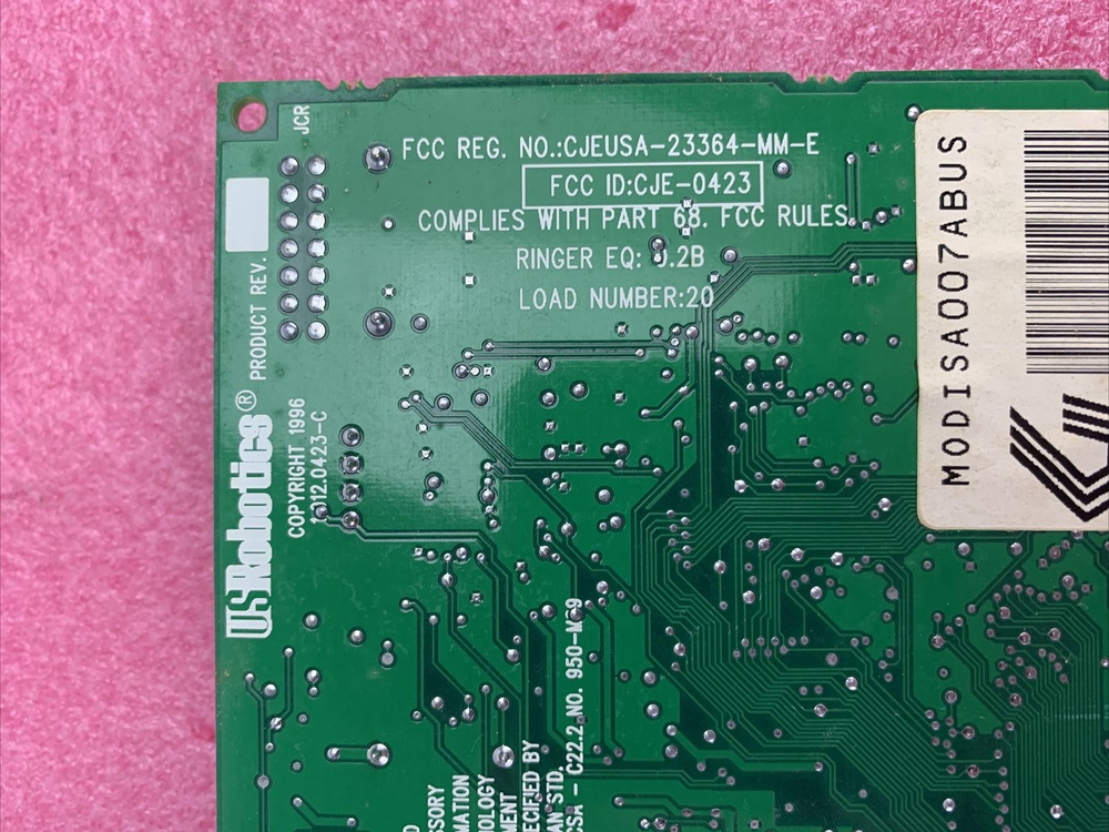 US ROBOTICS GATEWAY 2000 TELEPATH 33.6 MODEM CARD MODISA007ABUS