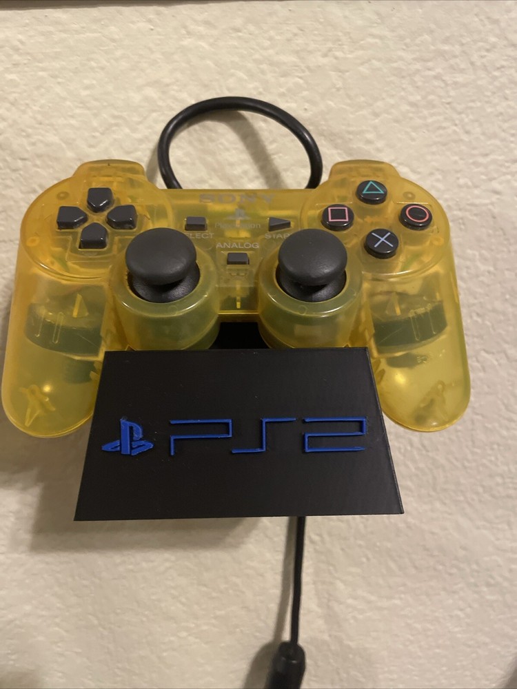 Sony Playstation 2 Controller Stand Holder Display (Optional Wall Mountable)