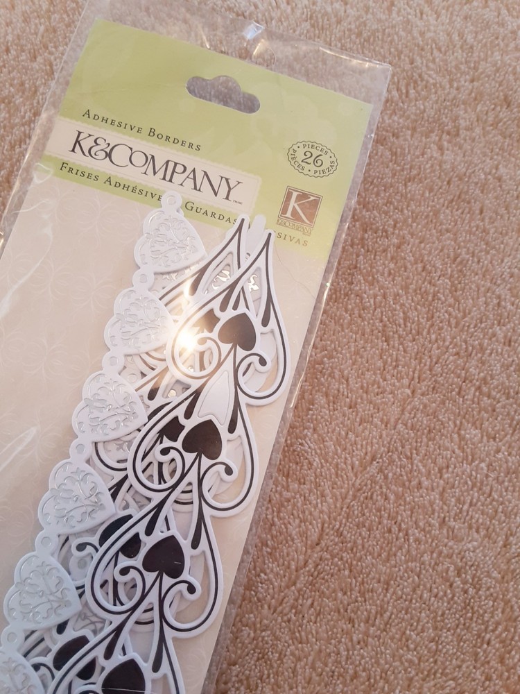 K & Company elegance adhesive borders package 26 pieces