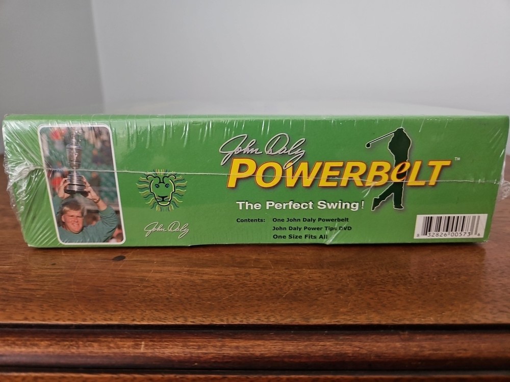 JOHN DALY POWERBELT GOLF SWING TRAINING DEVICE WITH DVD NEW