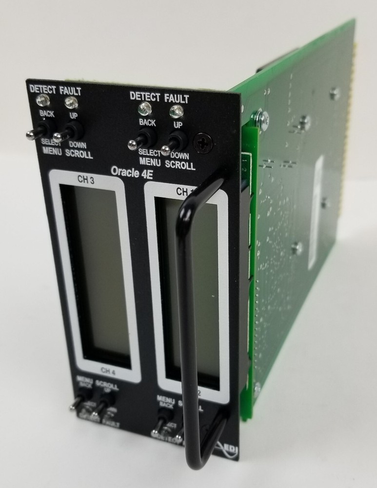 5 EBERLE ORACLE 4E 4 Channel Rack Mount Vehicle Detection Loop Monitor NEW