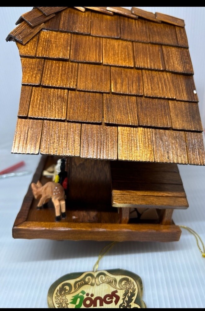 New Authentic Black Forest German Cuckoo Clock With Certificate Of Authenticity