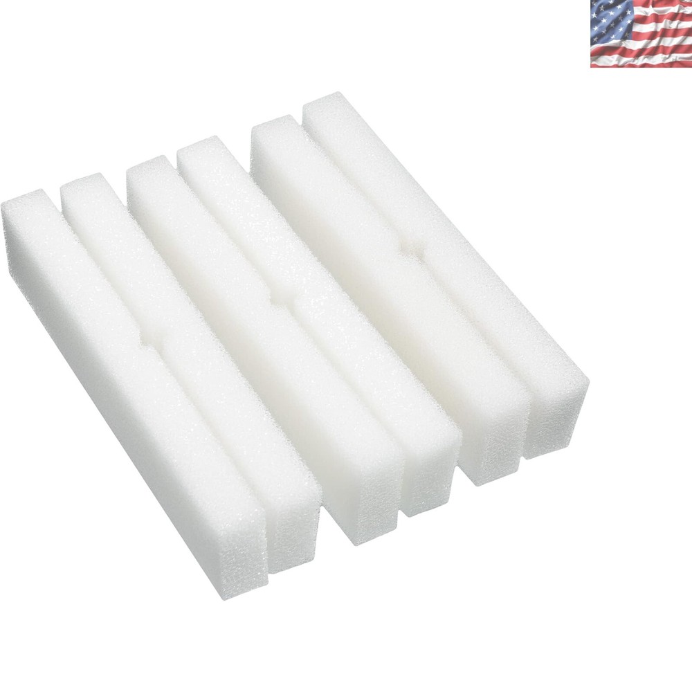 6 Pcs  Sponge Filter Pads for FX4, FX5, FX6 - Efficient Aquarium Filtration