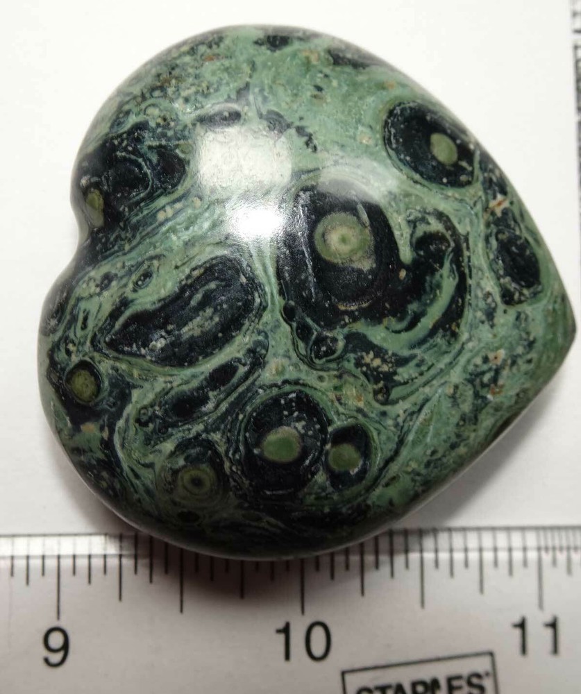 Kambaba Jasper Puffy Heart Madagascar sc325