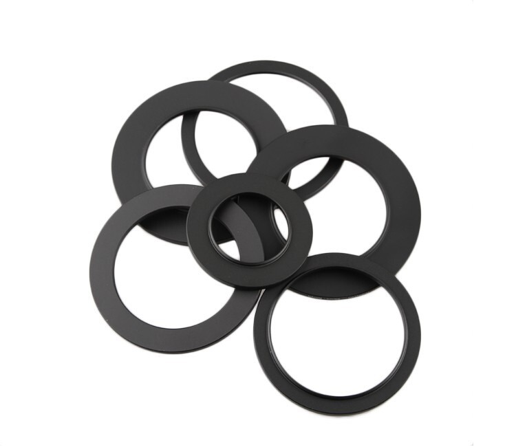 Camera Lens Set Up Rings 9 Pack Set Step-down Rings Kit for Lens Filter Adapter