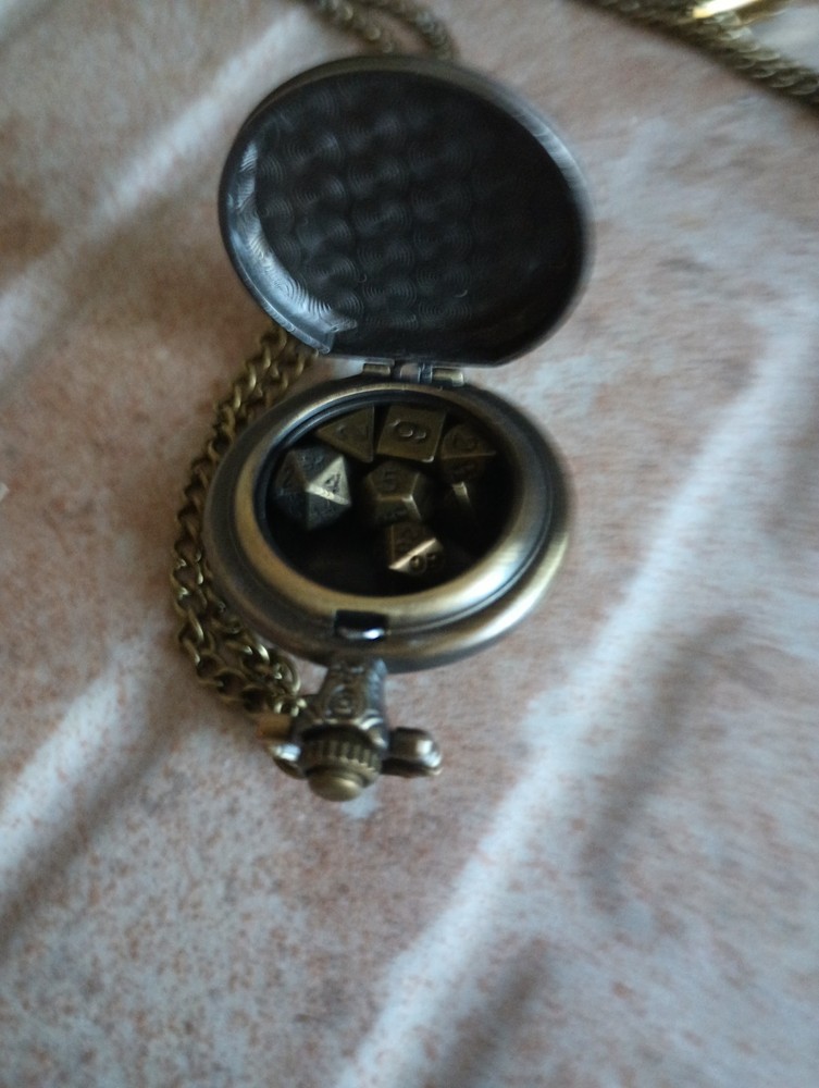 Liar Dice Game Storage Pendant Necklace Box