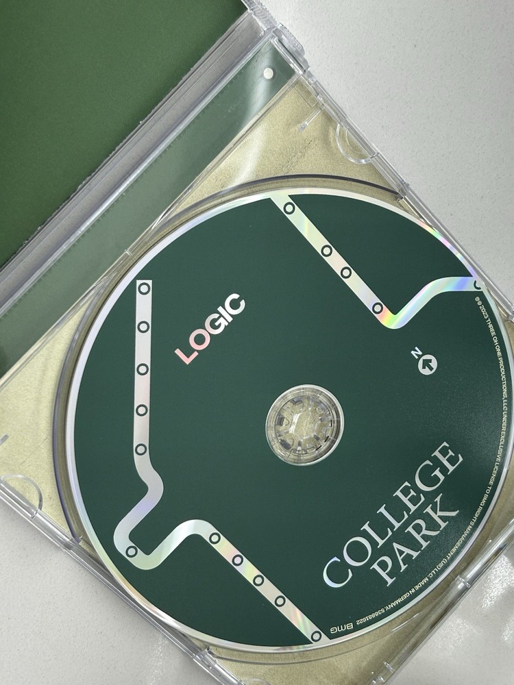 Logic College Park Signed CD opened Autographed Rapper