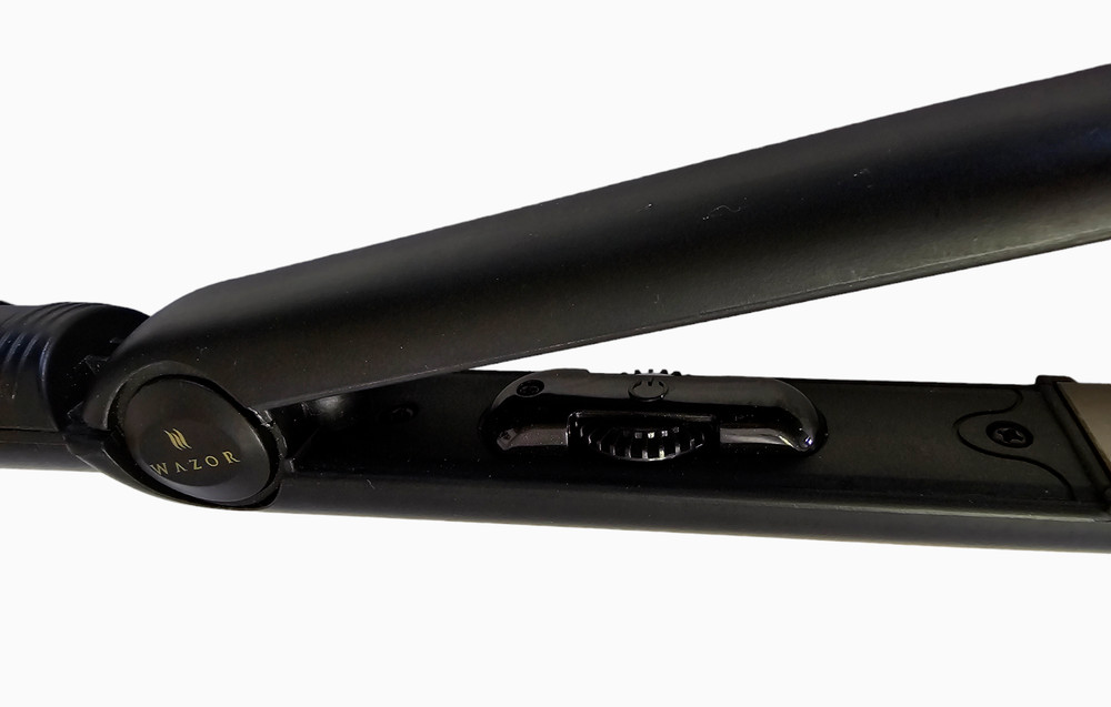 Wazor Hair Flat Iron 1” Ceramic Titanium Straightener Waves Neg Ionic Tested