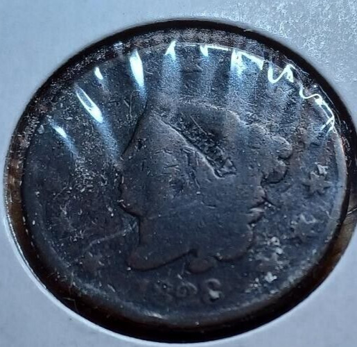 1828 Large Date (narrow date) Coronet Head Large Cent