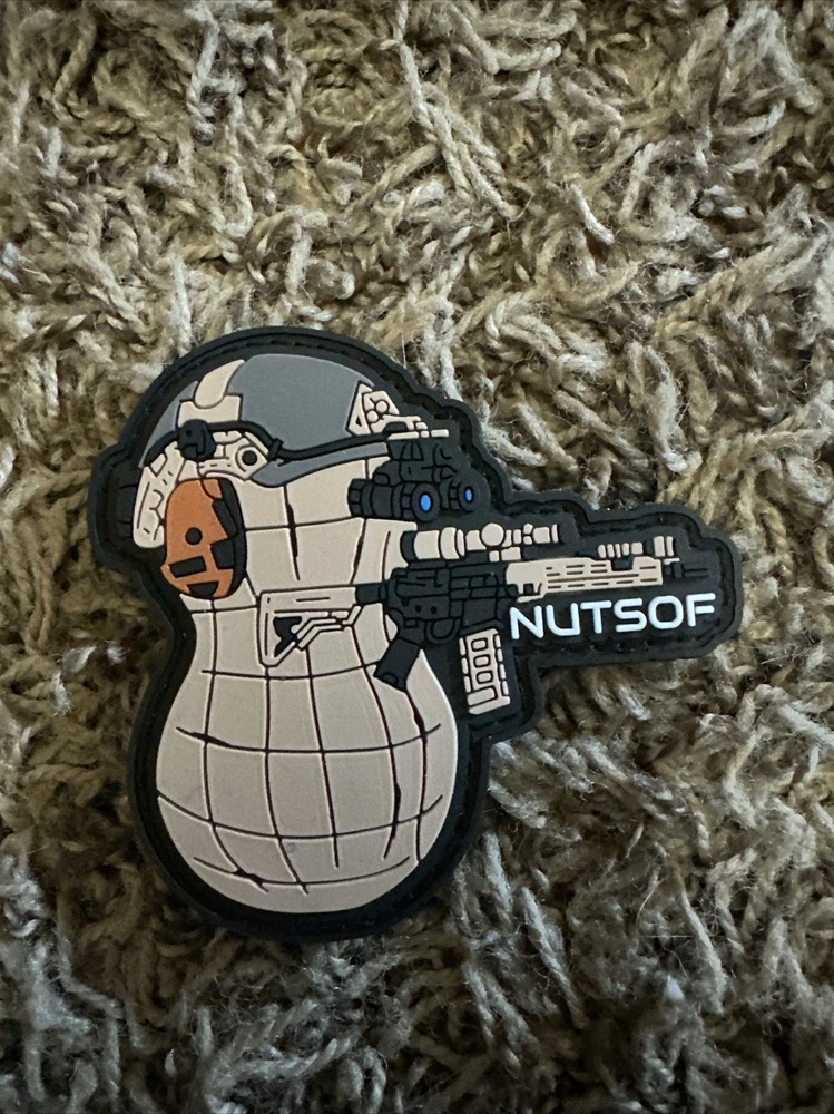 Nutsof PVC Hook & Loop 3” Inches Patch Shot Show 2024 New