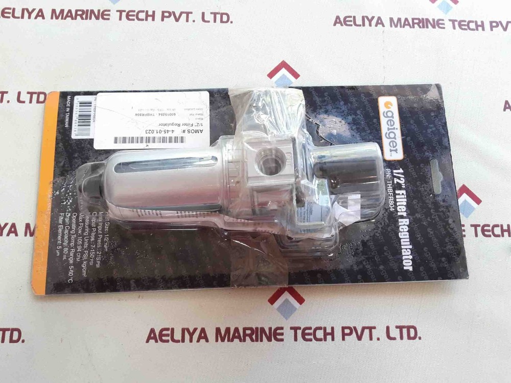 Geiger thbfr804 1/2" filter regulator