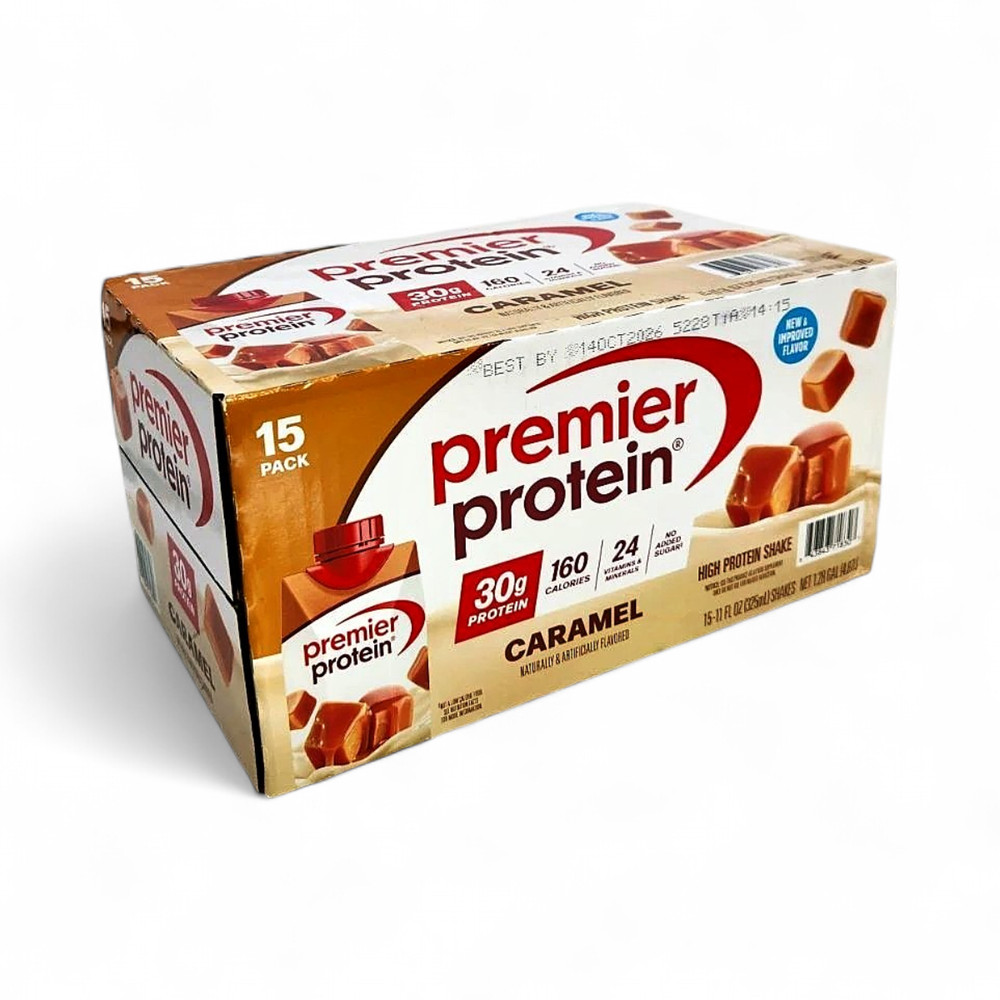 Premier Protein 30g High Protein Shake, Caramel 11 fl. oz - 15 Pack