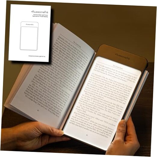 Plus Book Light, LED Reading Light, USB Rechargeable, Warm & Cool cool LED