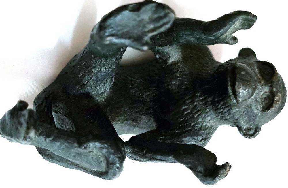 Unusual Cast Iron Monkey