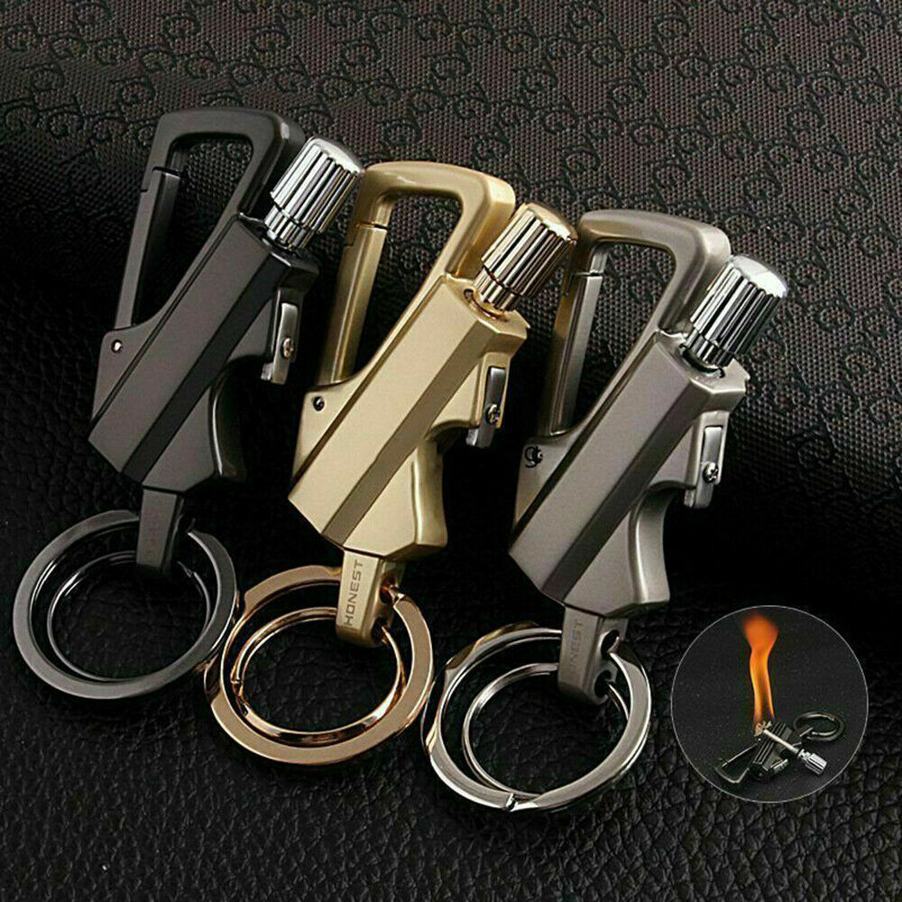 Permanent Match Infinity Lighter w/Multitool Keychain Bottle Opener +Kerosene