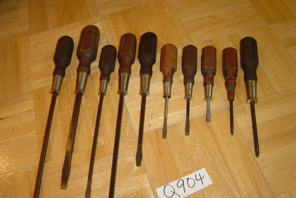 MAC TOOLS 10 PIECE WOODEN HANDLE MIXED SCREWDRIVER SET